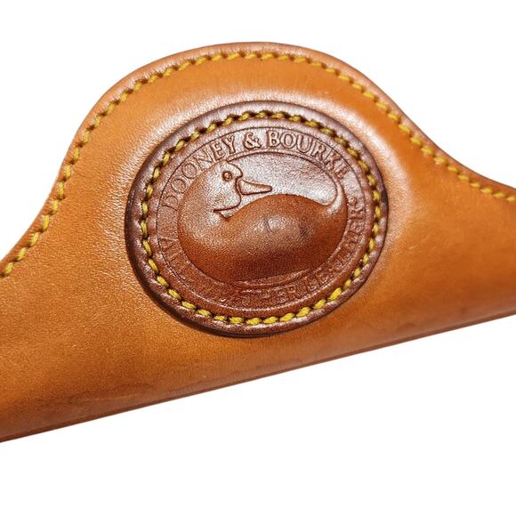 VTG DOONEY & BOURKE PEBBLE LEATHER BAG DOPP KIT COLLAPSABLE MAKEUP TRAVEL ZIPPER - Picture 10 of 12